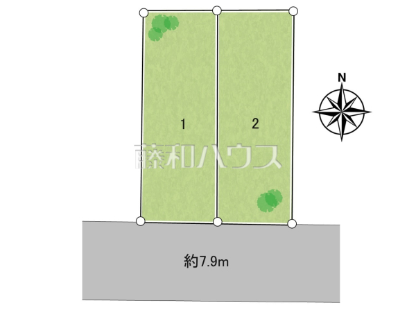 全体区画図　【春日井市下条町３丁目】
