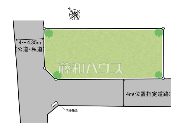 全体区画図　【ふじみ野市北野１丁目】