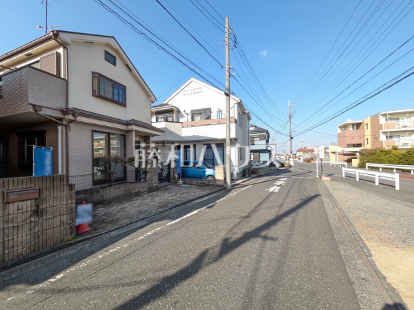 接道状況および現場風景　【立川市砂川町８丁目】