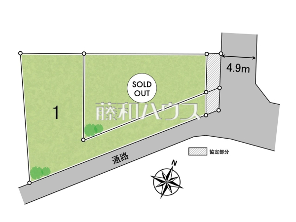 全体区画図　【所沢市小手指南２丁目】 平日のご案内も可能です。まずはお気軽にお問合せ下さいませ。 