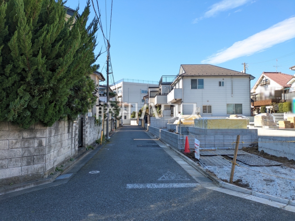 接道状況および現場風景　【練馬区大泉学園町４丁目】