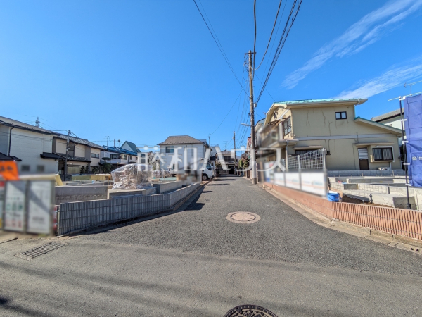 接道状況および現場風景　【練馬区大泉学園町４丁目】