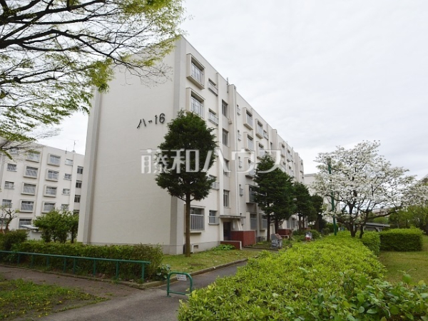 外観　【多摩川住宅　ハ16号棟】