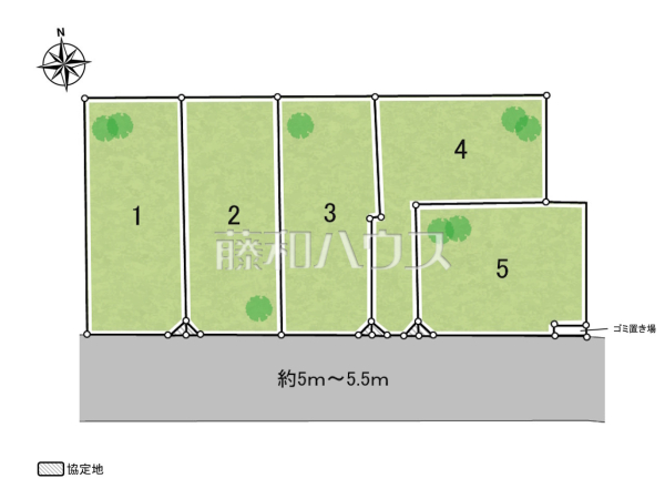 全体区画図　【練馬区高松６丁目】
