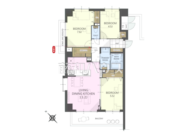 間取図　【フォレステージ石神井公園】