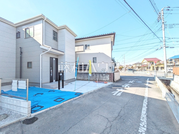 接道状況および現場風景　【昭島市中神町２丁目】