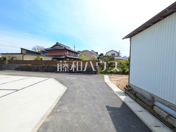 接道状況および現場風景　【春日井市下津町】