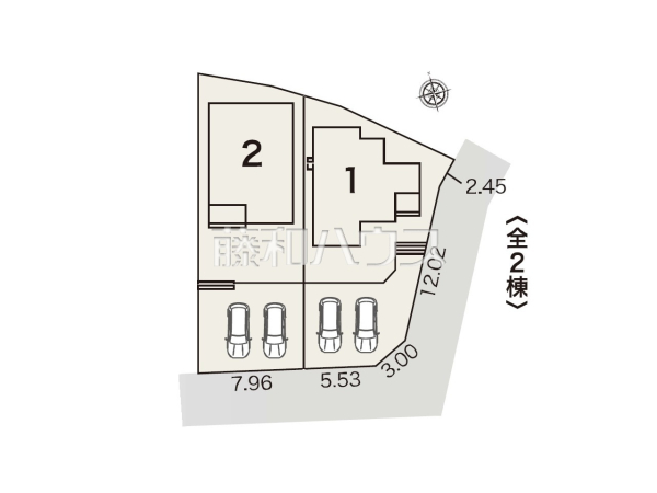 全体区画図　【春日井市下津町】