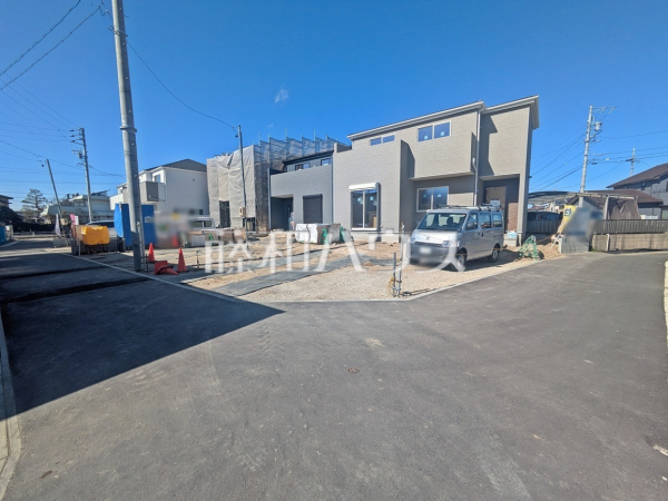 接道状況および現場風景　【春日井市下津町】