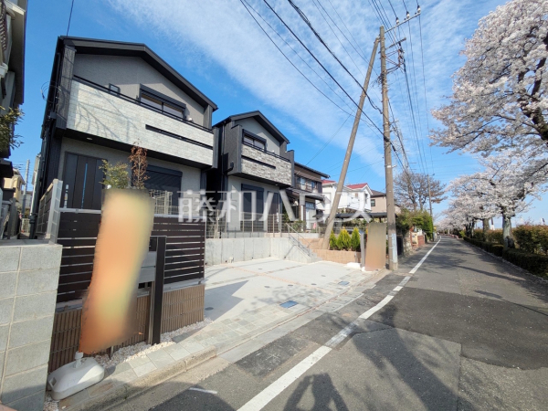 接道状況および現場風景　【府中市小柳町５丁目】