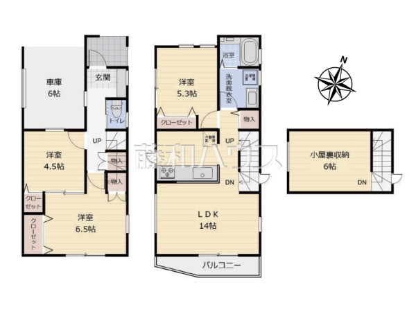 間取図　【所沢市西所沢２丁目】 西武池袋線　西所沢駅 徒歩6分♪平日のご案内も可能です。まずはお気軽にお問合せ下さいませ。 