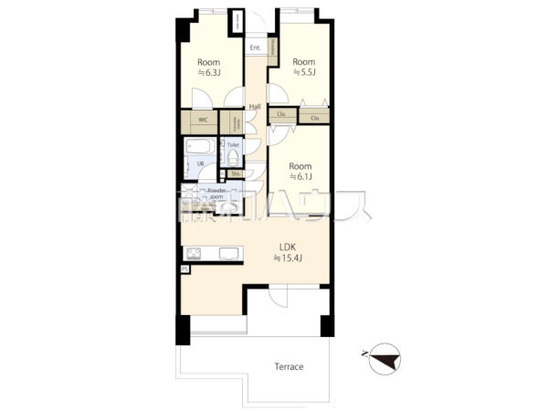 間取図　【ジェイパーク和光】