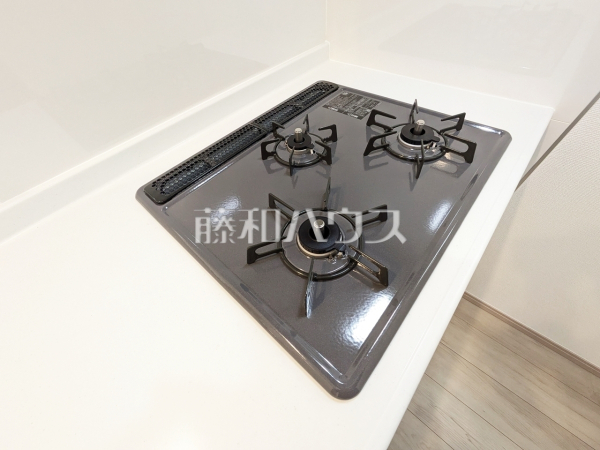 C号棟　キッチンコンロ　【北名古屋市薬師寺山浦】