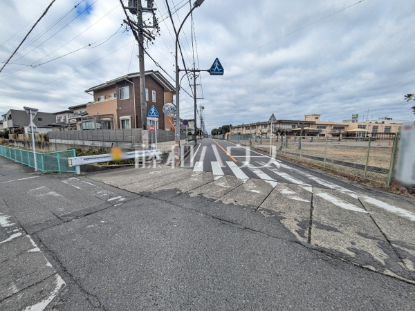 接道状況および現場風景　【小牧市田県町】