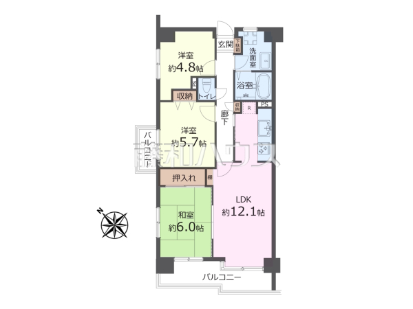 間取図　【グランフィル和光】