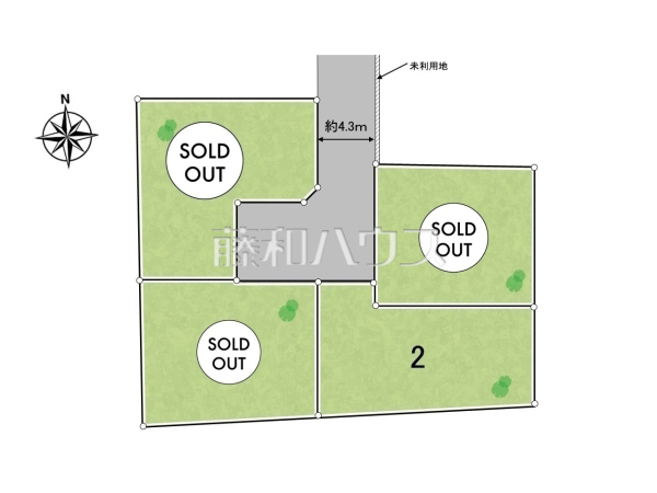 全体区画図　【富士見市諏訪２丁目】