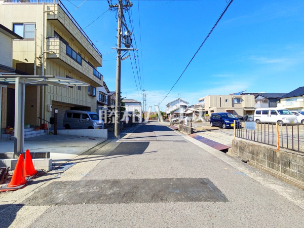 接道状況および現場風景　【名古屋市北区喜惣治２丁目】
