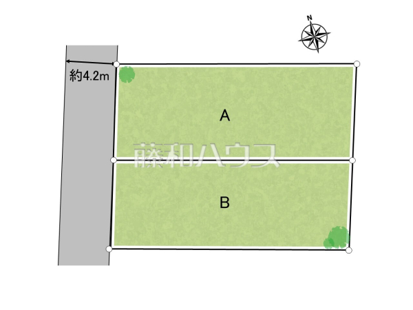 全体区画図　【福岡市東区美和台５丁目】