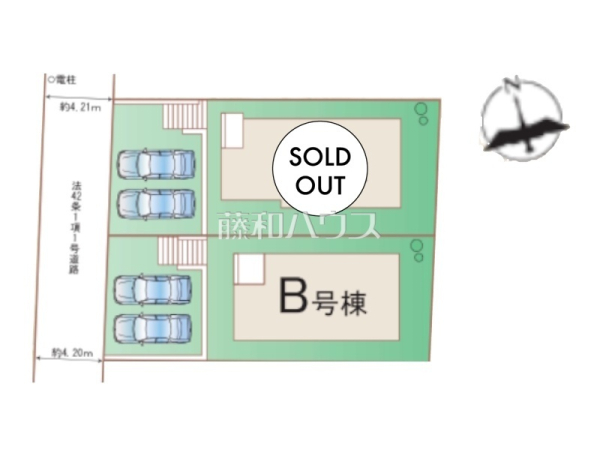 全体区画図　【福岡市東区美和台５丁目】