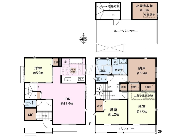 間取図　【東久留米市八幡町２丁目】築9年の築浅物件です♪現空につきお気軽にご見学いただけます！
