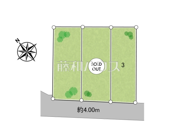 全体区画図　【立川市上砂町３丁目】 見学はしたいけど、なかなか時間が取れない・・・そんな方に出勤前や仕事終わりにマイホームを見学できるサポートをいたします。 
