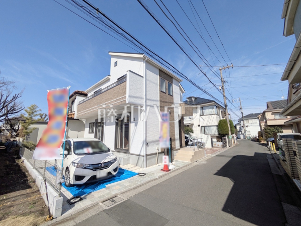接道状況および現場風景　【三鷹市北野３丁目】