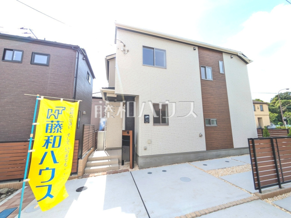 3号棟　外観　【府中市四谷４丁目】スタイリッシュな外観に仕上がっております。　