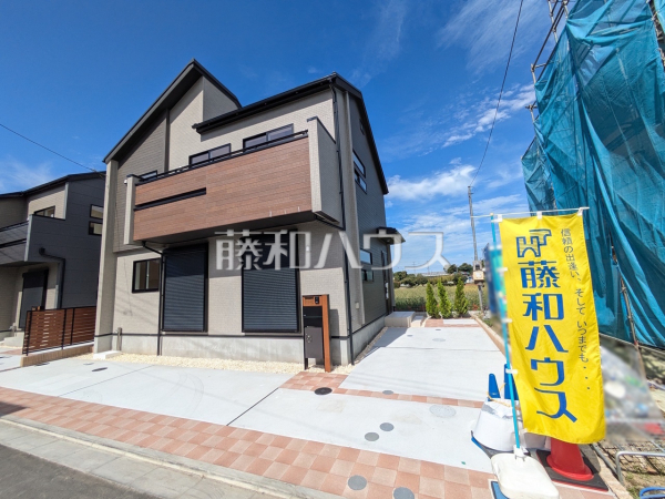 7号棟　外観　【府中市四谷４丁目】見学はしたいけど、なかなか時間が取れない・・・そんな方に出勤前や仕事終わりにマイホームを見学できるサポートをいたします。