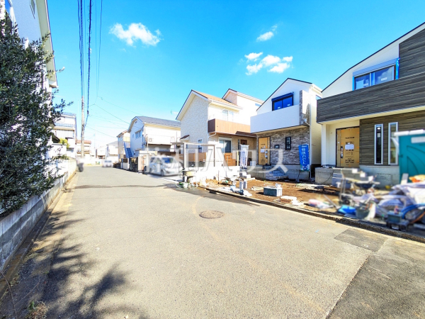 接道状況および現場風景　【国立市青柳１丁目】