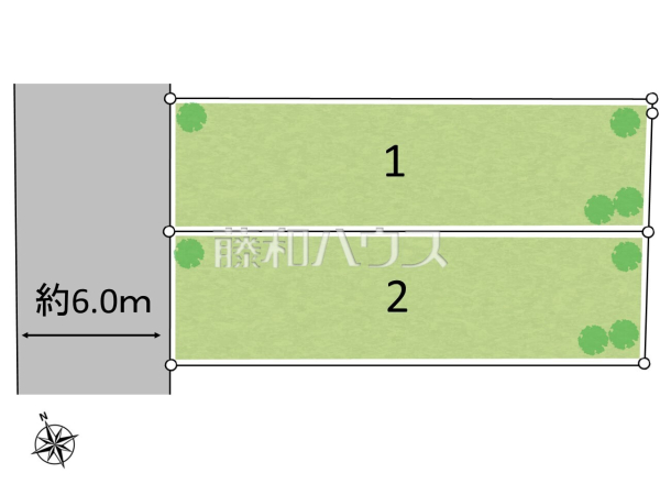 全体区画図　【国立市青柳１丁目】