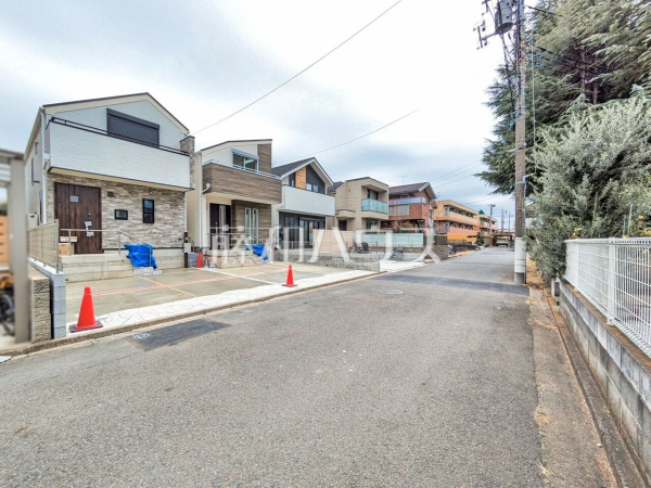 接道状況および現場風景　【国立市青柳１丁目】