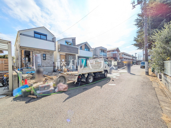 接道状況および現場風景　【国立市青柳１丁目】
