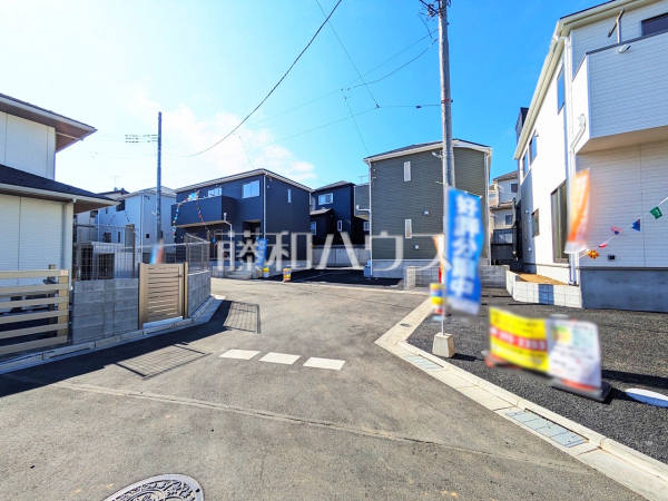 接道状況および現場風景　【新座市畑中２丁目】