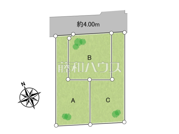 全体区画図　【杉並区下井草１丁目】