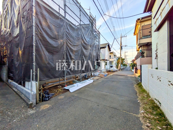 接道状況および現場風景　【国分寺市戸倉１丁目】