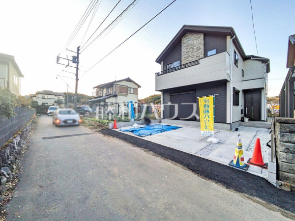 接道状況および現場風景　【八王子市上柚木】