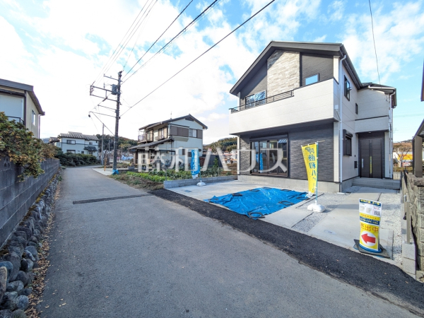 接道状況および現場風景　【八王子市上柚木】