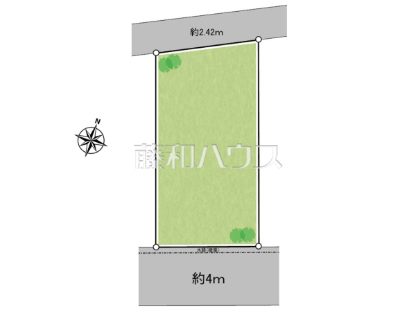 全体区画図　【八王子市上柚木】