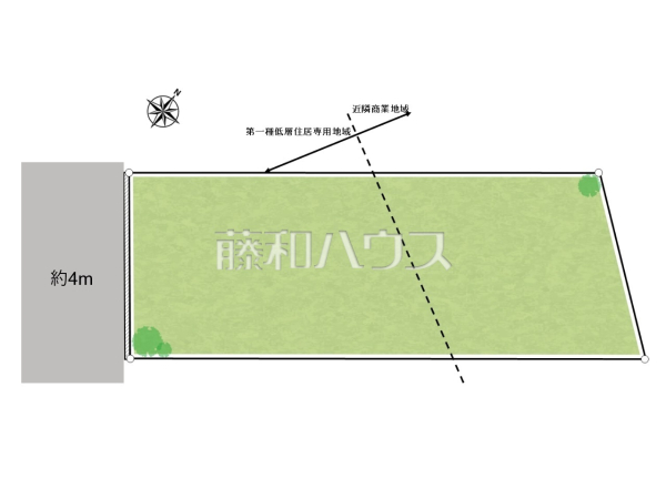 全体区画図　【杉並区善福寺４丁目】
