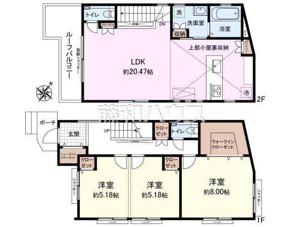 間取図　【杉並区善福寺４丁目】 堂々完成、いつでもご内覧いただけます！ぜひ実物をご覧いただきたく思います。喜んでご案内いたしますのでお気軽にお問合せ下さい。 