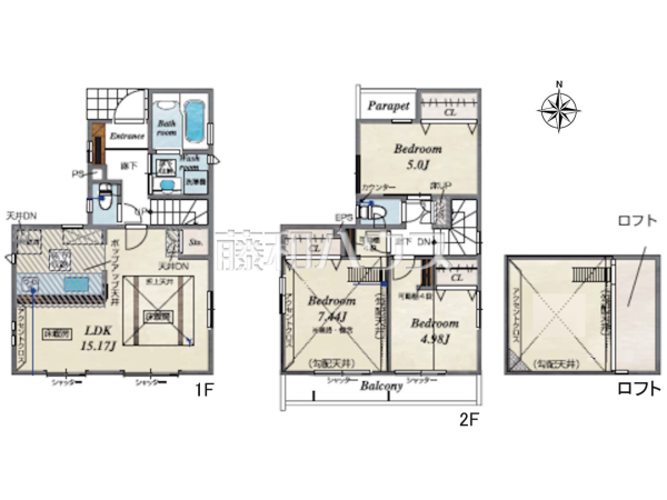 間取図　【練馬区南大泉１丁目】