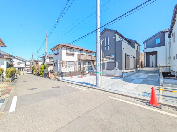接道状況および現場風景　【八王子市石川町】