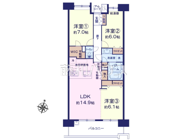 間取図　【ライオンズヴィラッジオ5000Villa　Ⅱ】