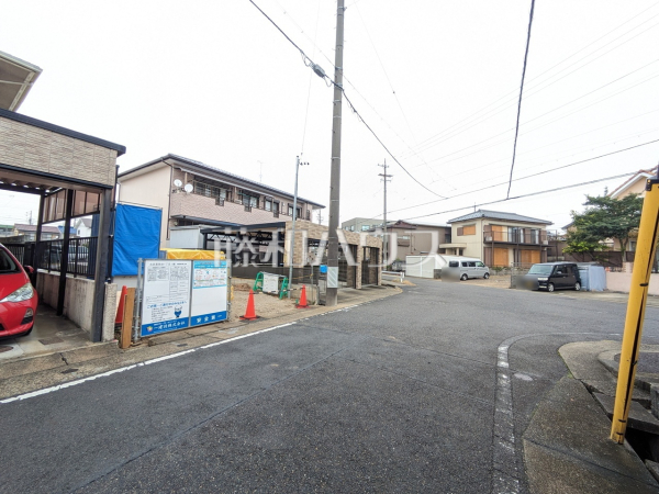 接道状況および現場風景　【名古屋市北区喜惣治１丁目】