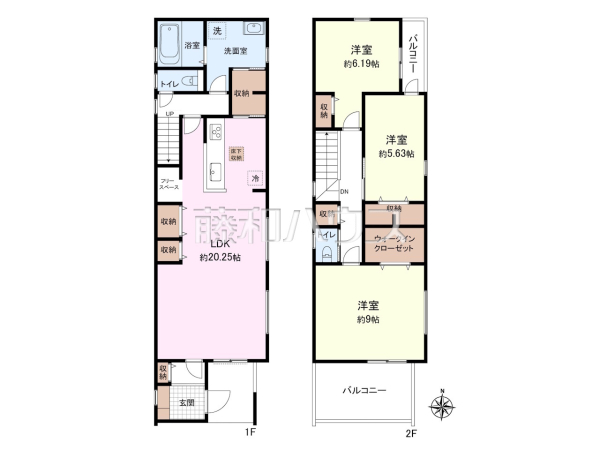 間取図　【名古屋市北区喜惣治１丁目】
