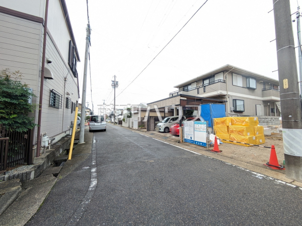 接道状況および現場風景　【名古屋市北区喜惣治１丁目】