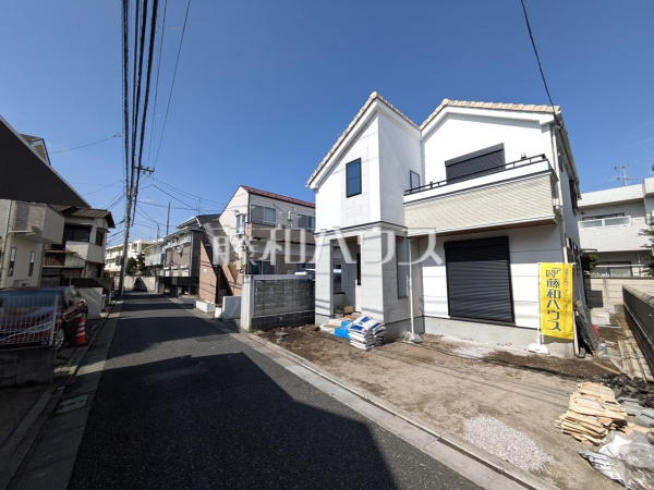 接道状況および現場風景　【世田谷区上祖師谷１丁目】