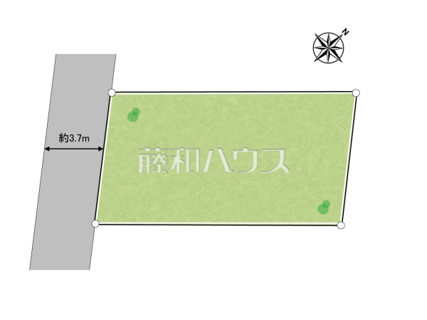 全体区画図　【世田谷区上祖師谷１丁目】