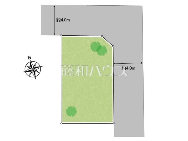 全体区画図　【西東京市田無町５丁目】
