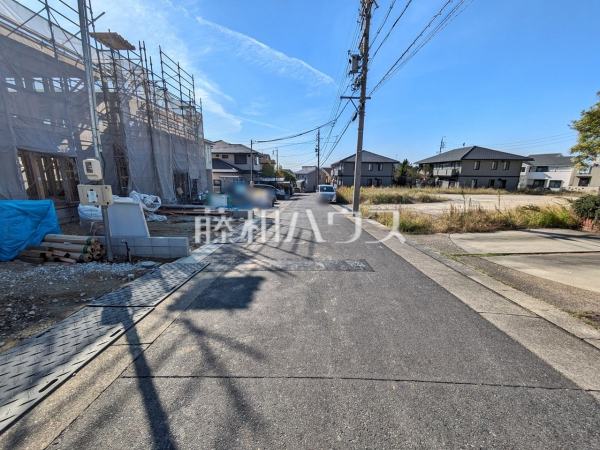 接道状況および現場風景　【名古屋市守山区笹ヶ根３丁目】